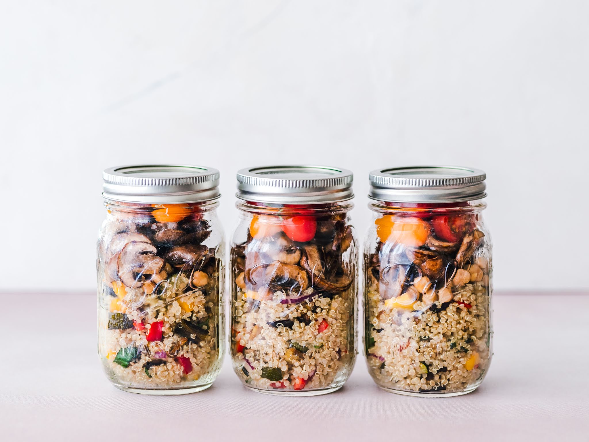 Airtight containers for food storage